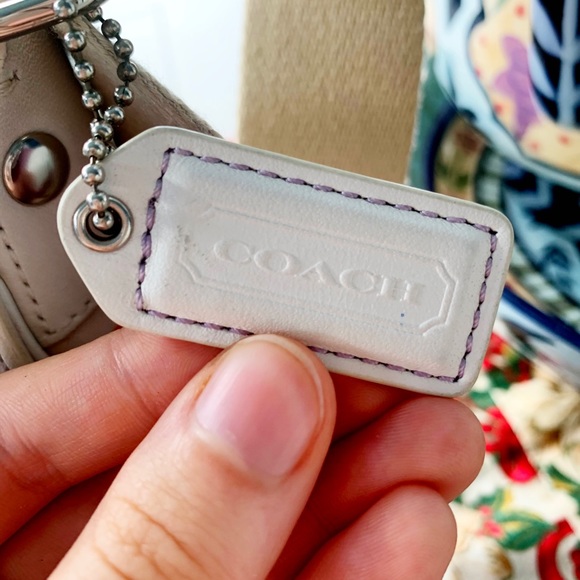 Multicolor striped Coach purse - Picture 3 of 8